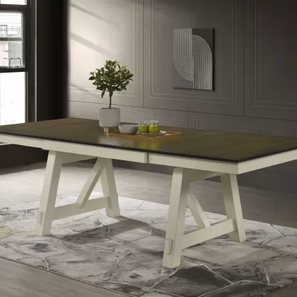 8 Seater Hamilton Wooden Table 1.96m extendable to 2.40m