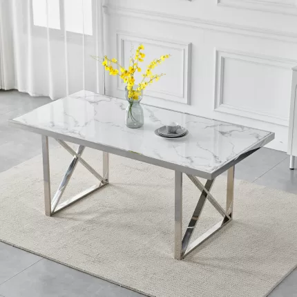 Halmstad 6/8 Seater Rectangle Table 1.8m