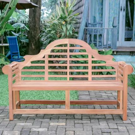 Marlboro 3 Seater Standard Teak Garden Bench, 1.5m ( Outdoor / Patio Bench)