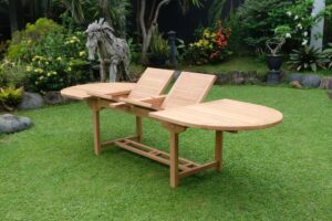 Teak  Belgrave 10 Seater Extending Table 2m-3m (4cm Thick Top)