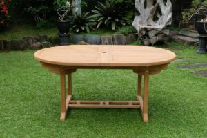 Teak Belgrave 8 Seater Extending Table 1.8m-2.4m  (4cm Thick Top)